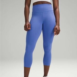 Lululemon Fast and Free HR Crop 23" legging in Wild Indigo